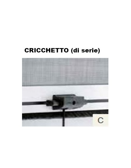 Zanzariera verticale a molla con... Zanzariera verticale a molla con...