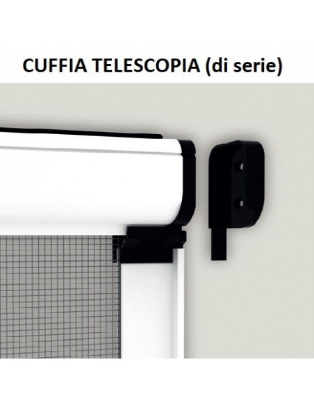 Zanzariera verticale a molla con... Zanzariera verticale a molla con...