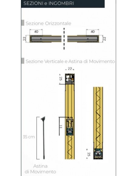 Zanzariera orizzontale plissettata 08... Zanzariera orizzontale plissettata 08...