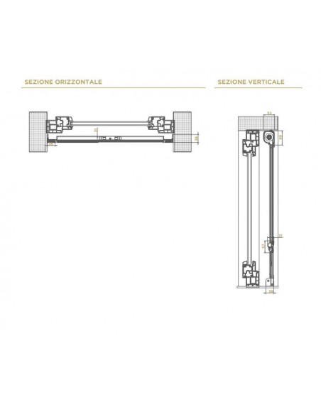 Zanzariera verticale a molla Prime Zanzariera verticale a molla Prime