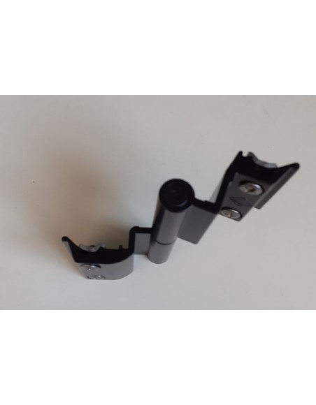 Cerniera Top Rapid Ad Aggancio Rapido - Per Ante In Alluminio, Colore Marrone Gotico