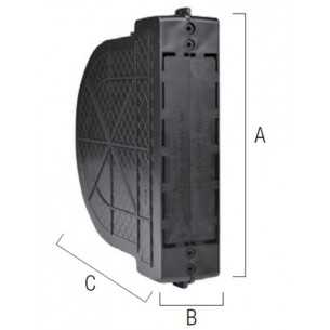 Cassetta in PVC interasse 165