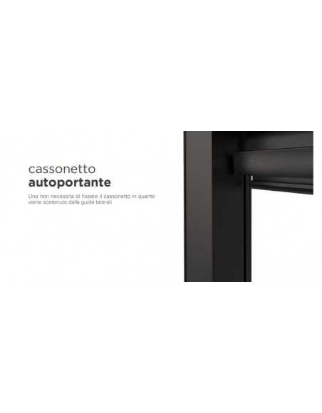 Zanzariera verticale a molla con... Zanzariera verticale a molla con...