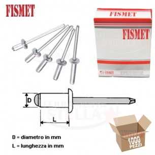 Rivetti a Strappo 4,0 x 16...