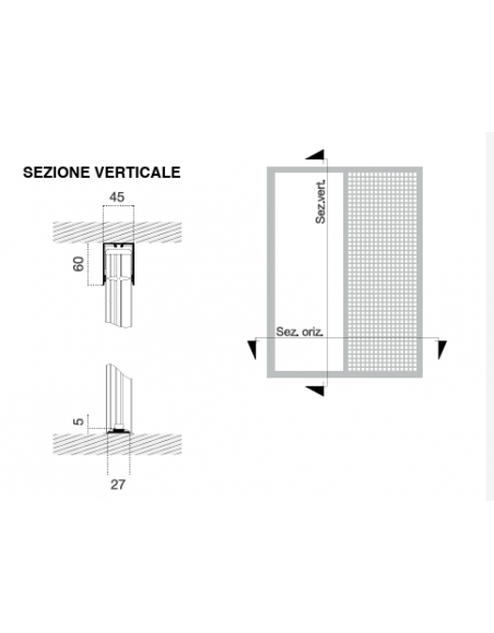 Zanzariera orizzontale con carrarmato... Zanzariera orizzontale con carrarmato...