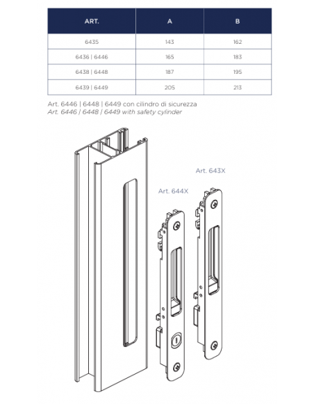 Maniglia ad Incasso in Alluminio per... Maniglia ad Incasso in Alluminio per...