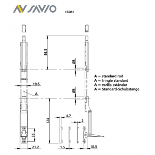 Paletto Reverto art. 1550.6... 2