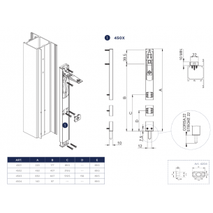 Catenaccio a Leva Tex art.... 2