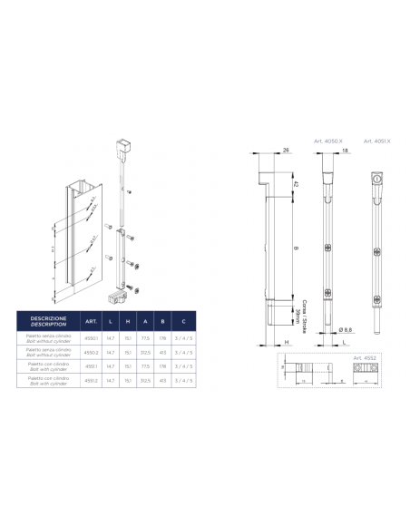 Paletto ad Appoggio Esterno Maxitex... Paletto ad Appoggio Esterno Maxitex...