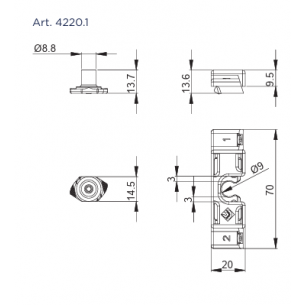 Ferma Anta in Nylon art.... 2