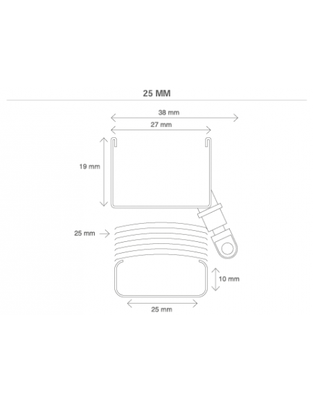 Veneziana in alluminio da 25 mm... Veneziana in alluminio da 25 mm...