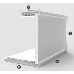 Cassonetto in PVC colore...