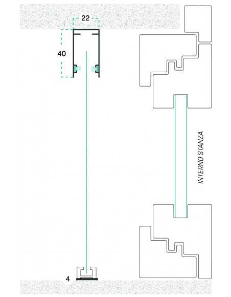 Zanzariera orizzontale con carrarmato... Zanzariera orizzontale con carrarmato...