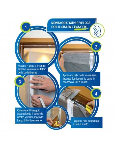 Zanzariera a Panelli per Balconi con... Zanzariera a Panelli per Balconi con...