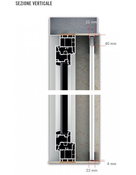 Zanzariera orizzontale plissettata... Zanzariera orizzontale plissettata...