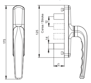 Cremonese Maniglia Per Finestra Per Interno Universale Master - Tutto - Foto 5